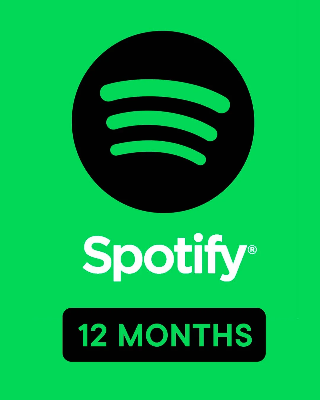 Spotify Premium - 1 year (12 months)