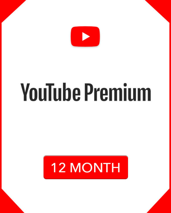 YouTube Premium - 1 year (12 months)