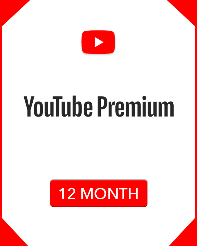 YouTube Premium - 1 year (12 months)